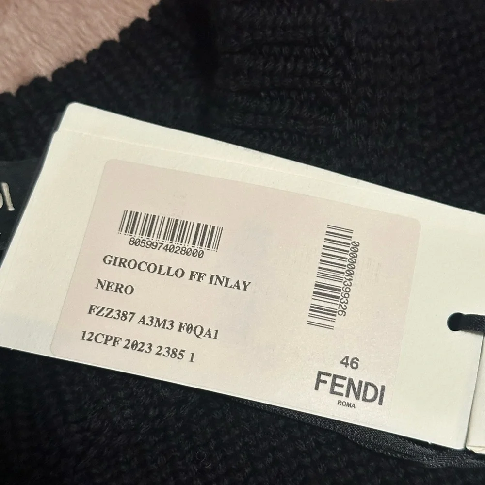 FENDI Black Wool Sweater - Picture 6 of 11